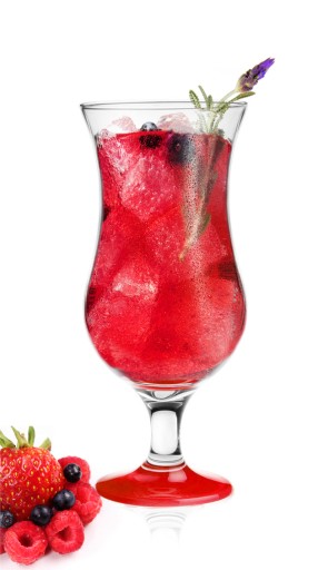 ČERVENÉ KOKTAILOVÉ POHÁRKY 420ml PIVO ŠŤAVNÝ NÁPOJ