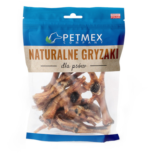 Petmex prírodná maškrta pre psov, sušené kuracie labky 100g