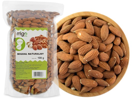 Prírodné MANDLE, celé, lahodné - 100g - MIGOgroup