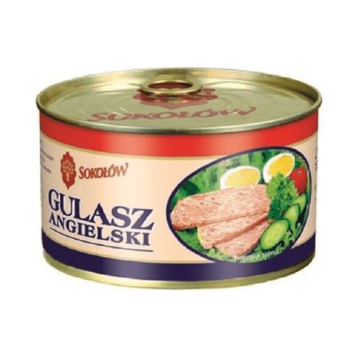 Anglický guláš z konzervy 160g Sokołów