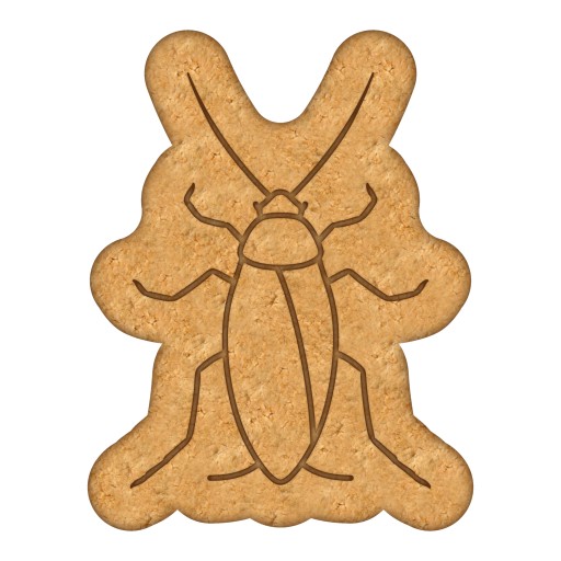 Vykrajovač na sušienky Halloween šváb 1 8 cm