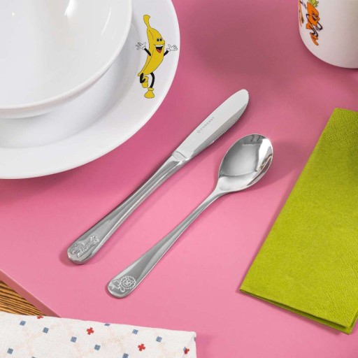 SET DETSKÝCH STOLNÝCH NOŽOV. 4 KS. FORGAST FG03614
