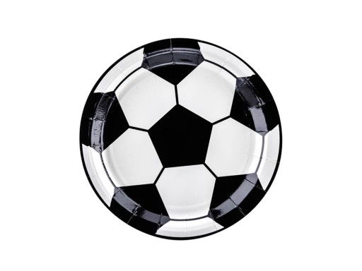 Papierové taniere Futbal 18cm 6ks Narodenin