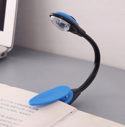 LED USB STOLNÁ LAMPA S KLIPOM NA ČÍTANIE KNÍH KLIP ZD20C