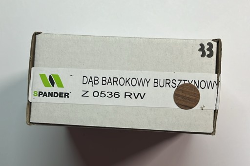 Nábytková zátka Kronospan K 536 RW, dub jantárový barokový