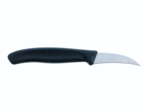 Zahnutý profilovací nôž 6 cm čierny VICTORINOX