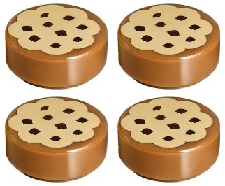 LEGO 98138pb014 1x1 TORTA Minecraft (1g) 4 ks.