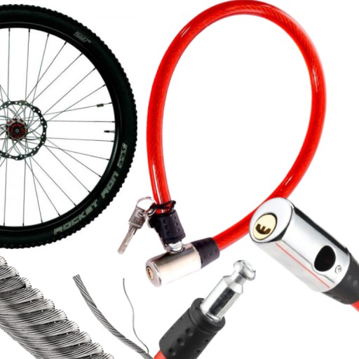BEZPEČNOSTNÝ ZÁMEK BICYKLA ZÁMOK BICYKLA ZÁMKA NA BICYKEL