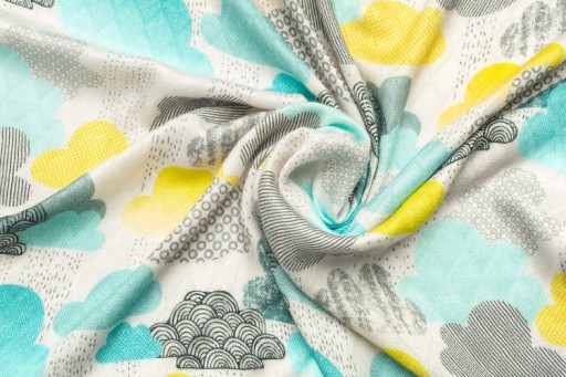 BAMBUSOVÁ PLIENKA 100% bambusová viskózová plienka RAIN 75x75