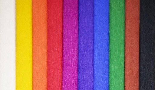 Krimpovaný hodvábny papier MINI MIX 10 ks.