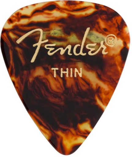 Tenké gitarové trsátko Fender 351 Shell Celluloid