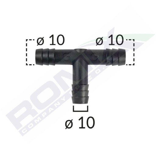 Univerzálne tričko podložky, priemer 10 mm x 5 ks
