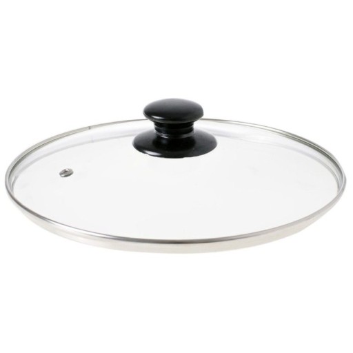 Sklenená pokrievka 24cm s gombíkom/OD1413
