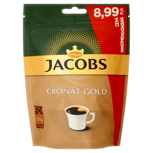 Jacobs Cronat Gold instantná káva 75 g