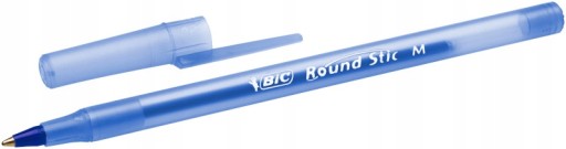 Guľôčkové pero s uzáverom BLUE BIC ROUND STIC 1,0 sada x 10 kusov