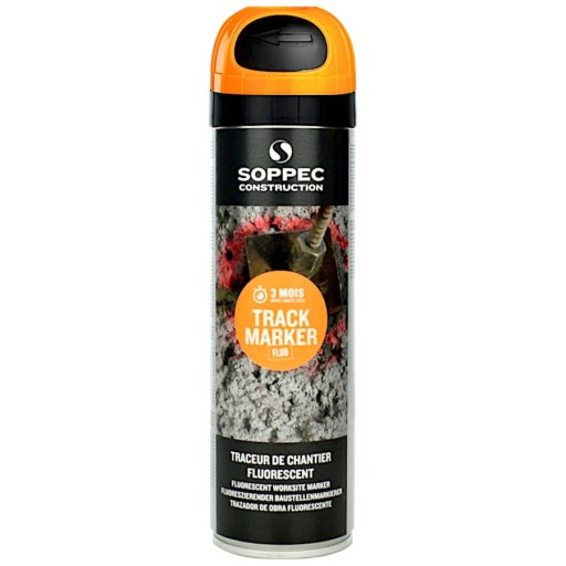 GEODÉZNA FARBA SPREJ SOPPEC TRACK MARKER ORANŽOVÁ 1 ks