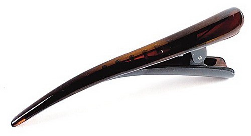 Spona do vlasov Donegal Brown, spona do vlasov typu tukan, dĺžka 12 cm, 1 kus