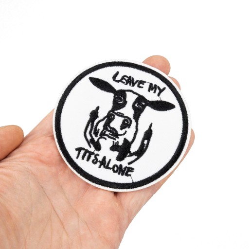 IRON-ON Thermo Patch Rebel Cow Fuck