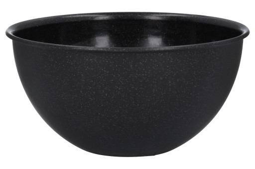 Plastová miska na občerstvenie, 0,75l, čierna kuchynská misa, Ø15cm