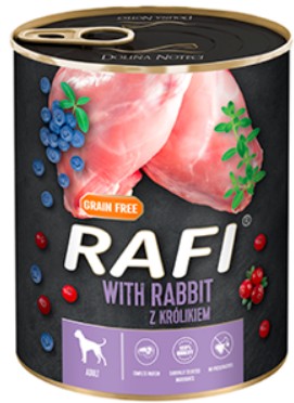 DOLINA NOTECI RAFI krmivo pre psov RABBIT 800g