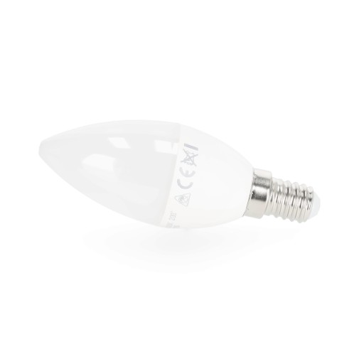 LED žiarovka na sviečku 6W E14, TEPLÁ BIELA 3000K