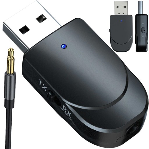PRIJÍMAČ ZVUKU ADAPTÉR BLUETOOTH USB + AUX