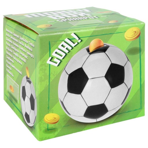 FUTBAL prasiatko, otvorené, peniaze, mince