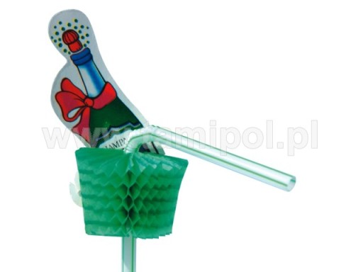 PLAMENOVÉ PLASTOVÉ SLAMKY SO ŠAMPANSKÝM (50) REDPLAST