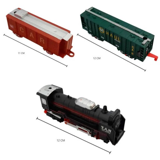 RAD 2 AUTÁ Elektrický vláčik DRÁHY 140cm DARČEK pre chlapca
