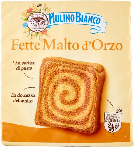 Fette Biscottate Malto D'Orzo 315g sladový toast