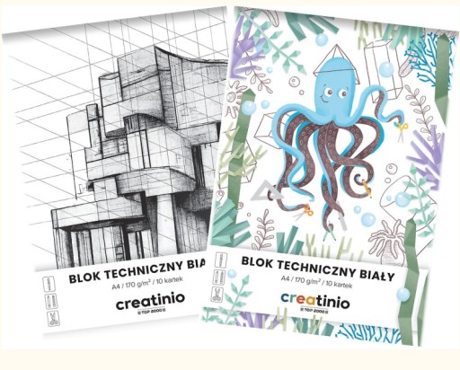 TECHNICKÝ BLOK CEATINIO A4/10K BIELY