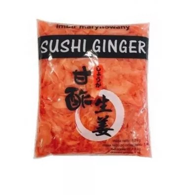 Marinovaný zázvor RUŽOVÝ na sushi 1/1,5kg Nobi