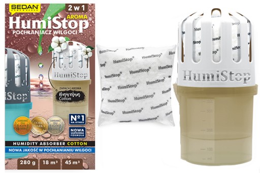HUMISTOP ABSORPTOR VLHKOSTI AROMA BAVLNA VÔŇA
