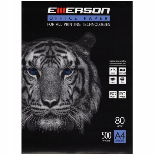 Univerzálny kancelársky kopírovací papier A4 80g Emerson - 500 listov.