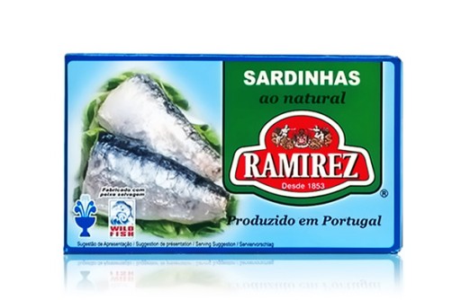 Portugalské sardinky vo vlastnej omáčke 125g Ramirez