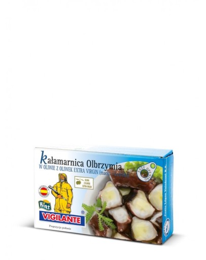 Obrovská chobotnica v olivovom oleji 115g VIGILANTE