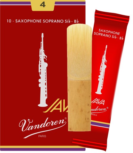 Soprán saxofón jazýček 4 Vandoren Java Filed Red SR304R 1 ks.