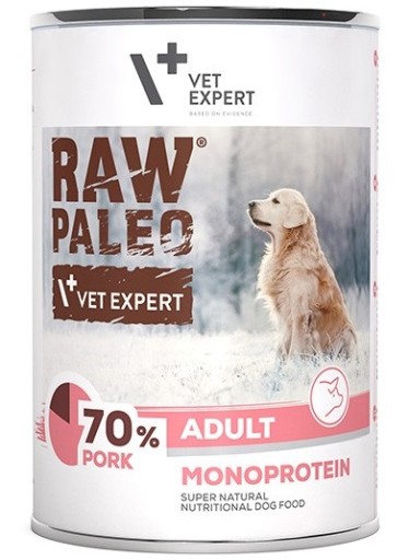 VetExpert Raw Paleo Adult Monoprotein Bravčové mäso 400g