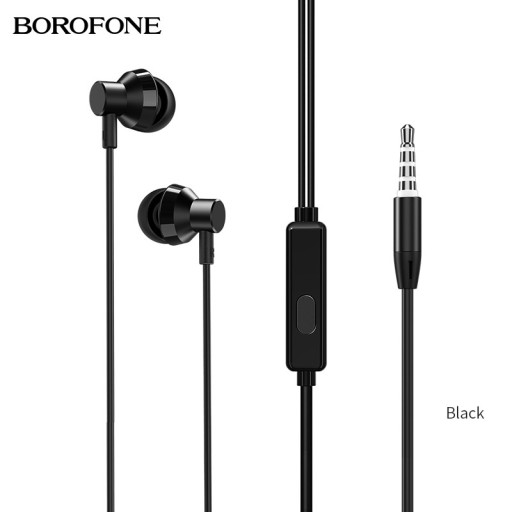 BM35 Audio slúchadlá 3,5 mm jack s KOVOVÝM mikrofónom