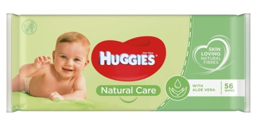 Huggies Natural Care vlhčené obrúsky 56 ks.
