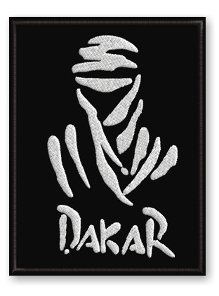 Termo vyšívaná nášivka DAKAR 95x70mm
