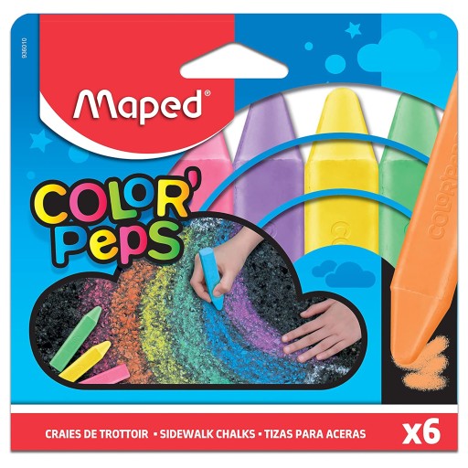 Maped Colorpeps chodníková krieda 6 farieb
