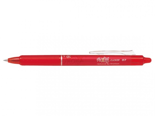 PILOT FRIXION AUTOMATICKY ZMAZATELNÉ GULIČKOVÉ PERO ČERVENÉ 0,7 mm
