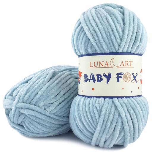 Priadza Luna Art Baby Fox 100-48 ľadovo modrá