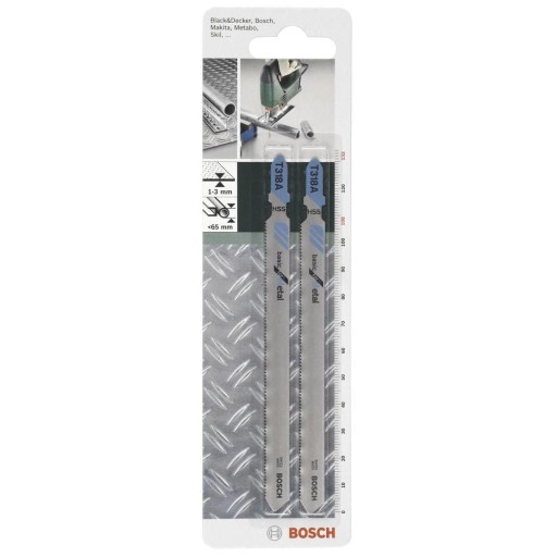 Pílové listy pre priamočiaru pílu Metal T1318A Bosch 2 ks