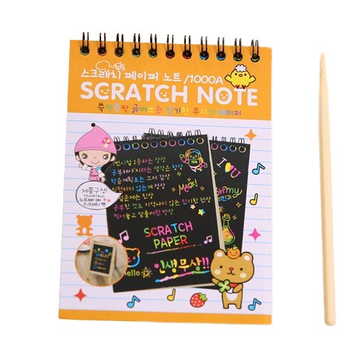 Vyfarbovacia stieracia strana SCRATCH-PAGE karty 10x14