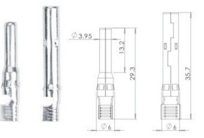 KONEKTOR MC4 KONEKTOR PRE 1000V DC + - ROZVÁDZKY