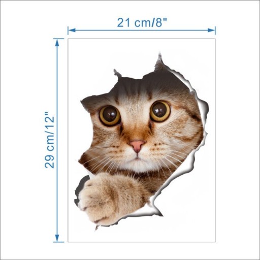 3D nálepka CAT
