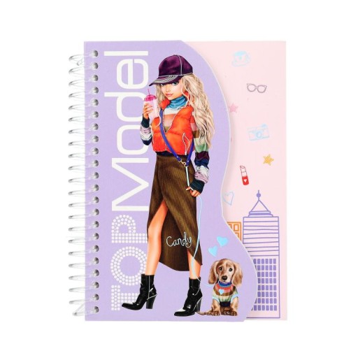 Kołonotes TOP MODEL Zápisník s maľovankou 1 ks.