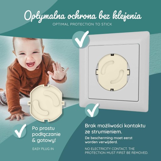 Detská poistka BEARTOP do elektrických zásuviek x1